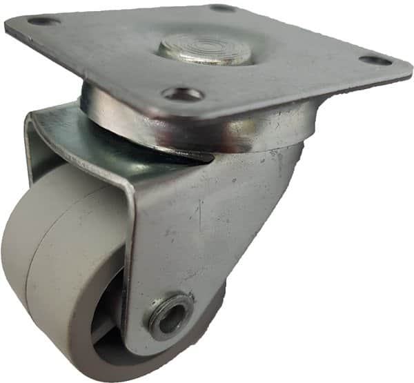 גלגל "1 פלטה מס' גליל אפור מחוזק גובה 46 מ"מ למשקל 25 ק"ג